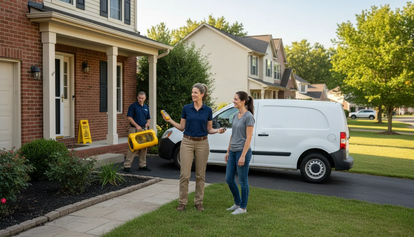 Water restoration image for Dehumidification And Cleanup Services in Beverly, NJ